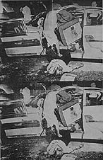 A・ウォーホル 「Satuerday Disaster」1964